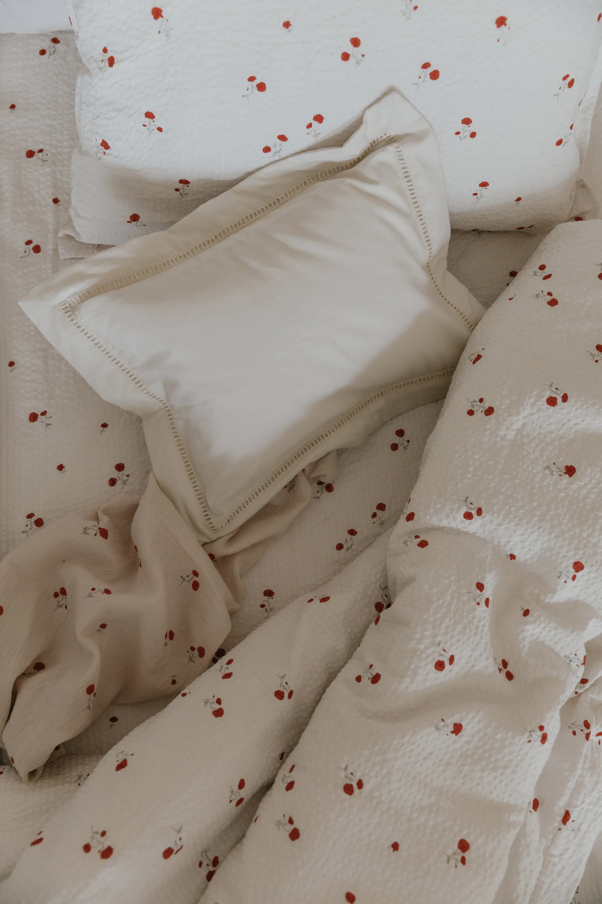 Poppy Muslin Decke 2-teilig, 60x60 cm Garbo&Friends