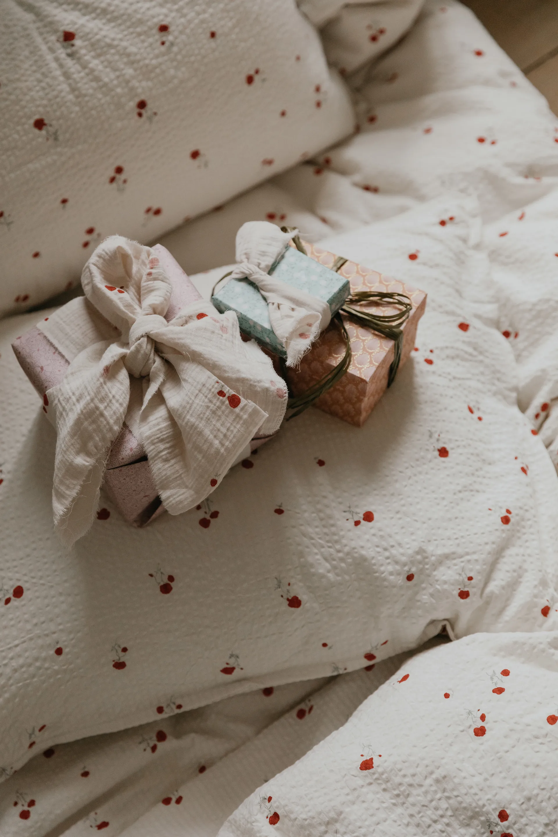 Poppy Muslin Decke 2-teilig, 60x60 cm Garbo&Friends