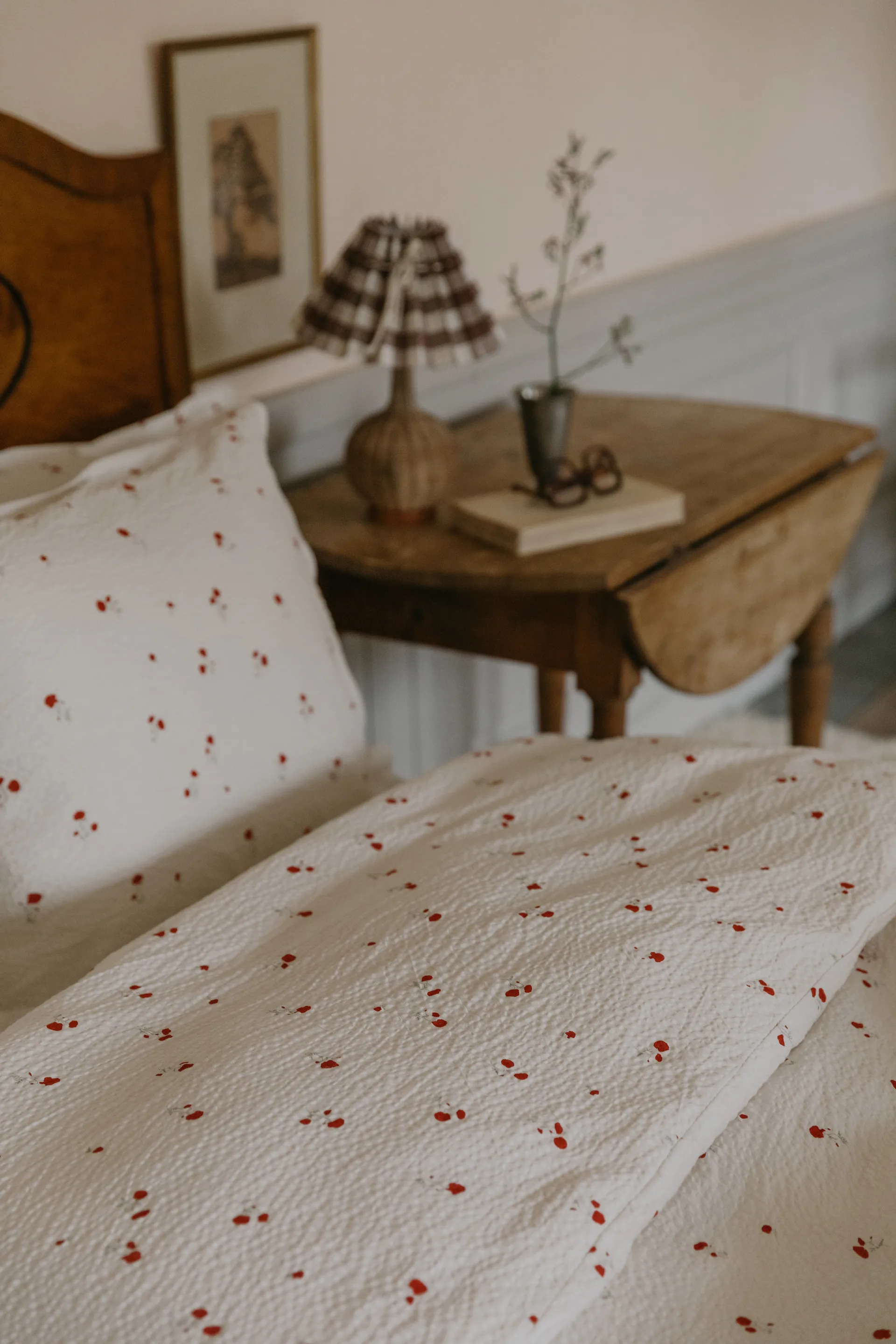 Poppy Seersucker Bettbezug doppelt, 220x220 cm Garbo&Friends