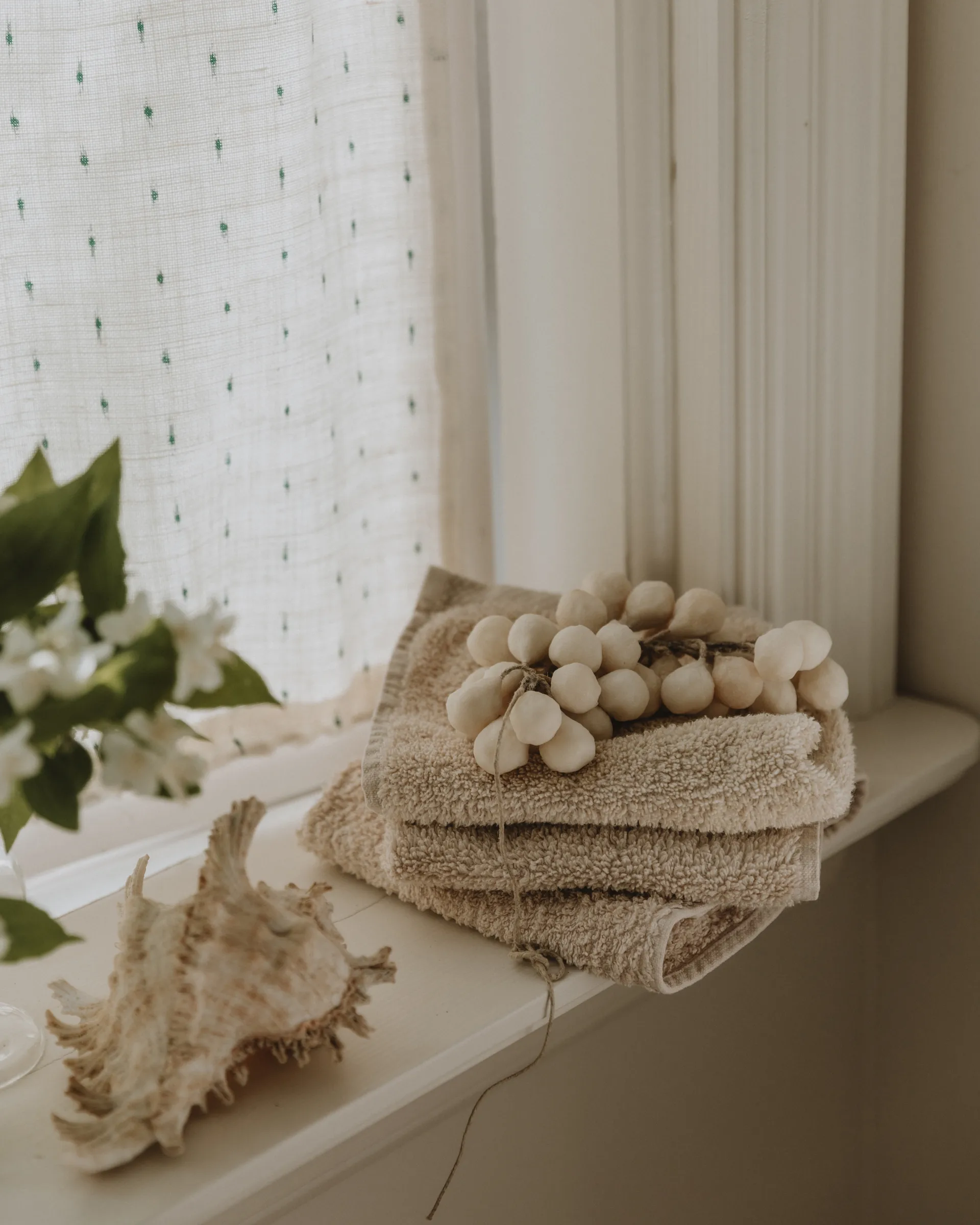 Sand Terry Waschlappen 3er Pack, 30x30 cm Garbo&Friends