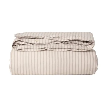 Stripe Mauve Musselin Bettbezug - 135x200 cm - Garbo&Friends
