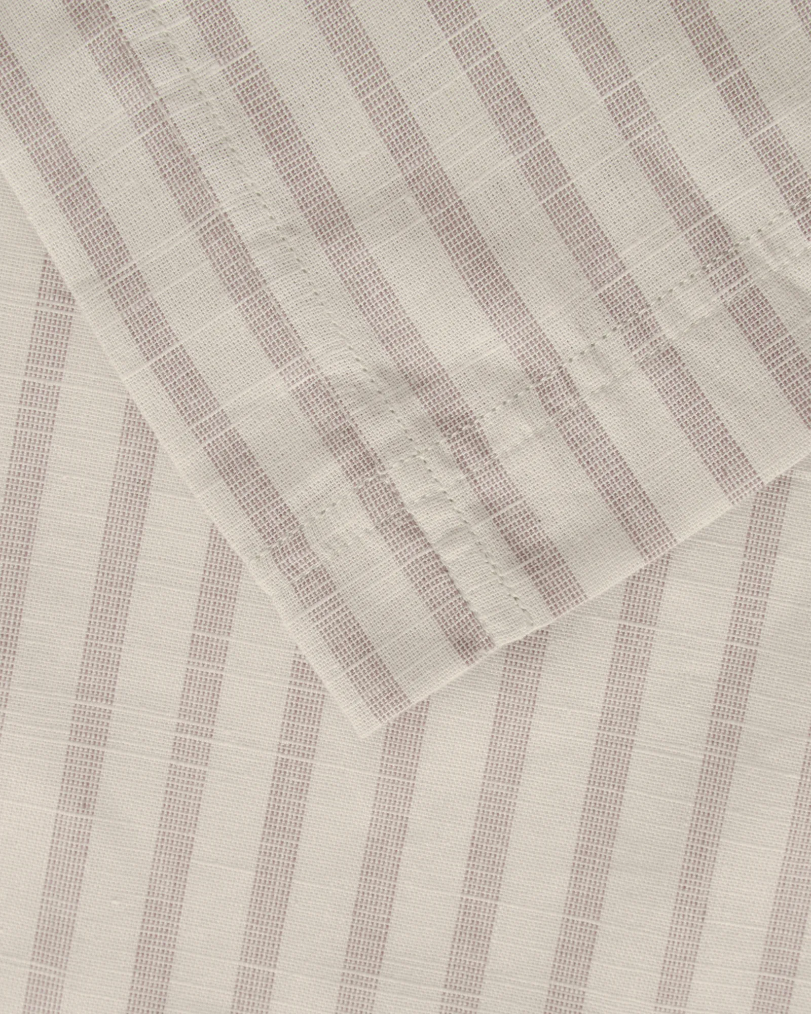Stripe Mauve Musselin Bettbezug, 135x200 cm Garbo&Friends