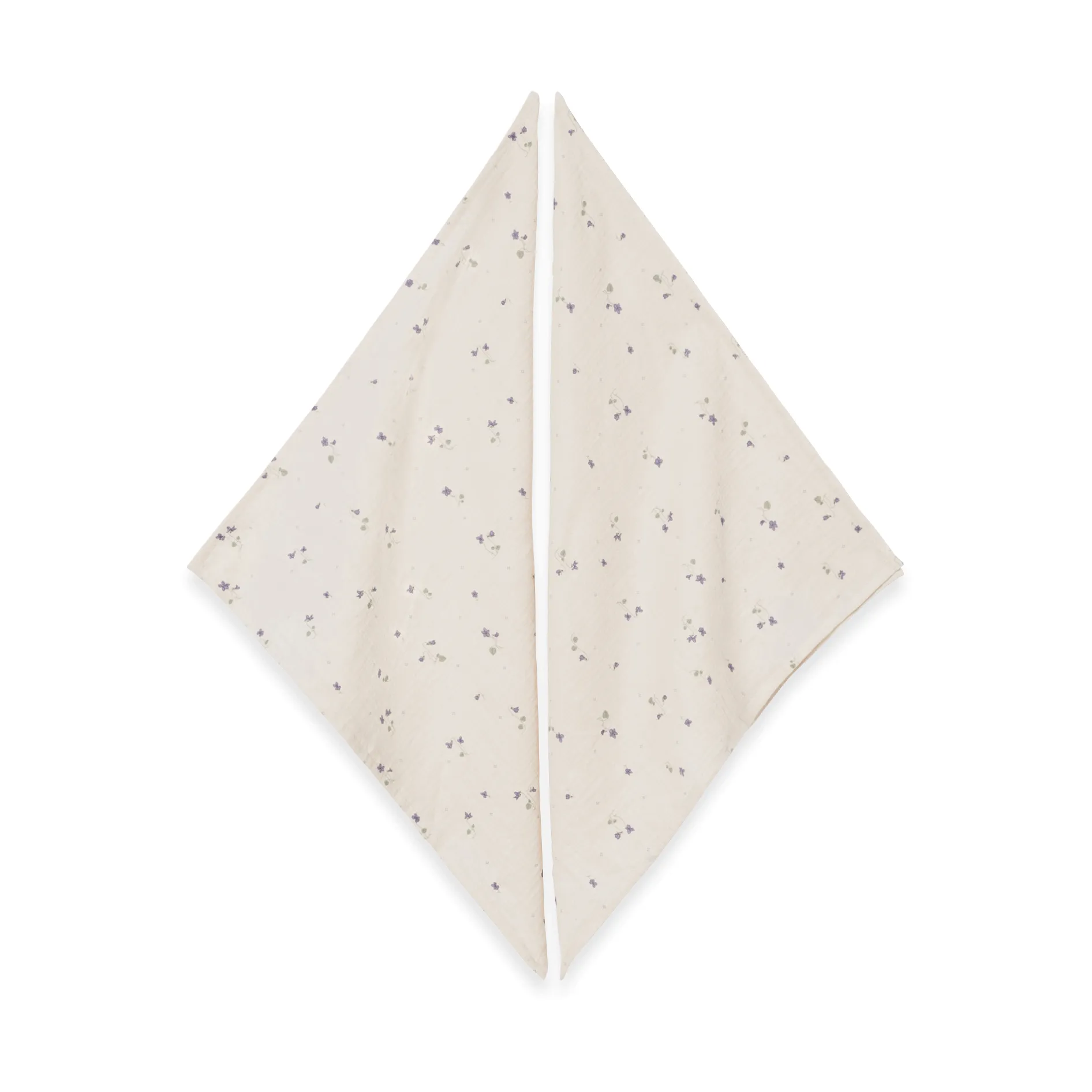 Viola Muslin Mulltuch klein 2-teilig, 60x60 cm Garbo&Friends