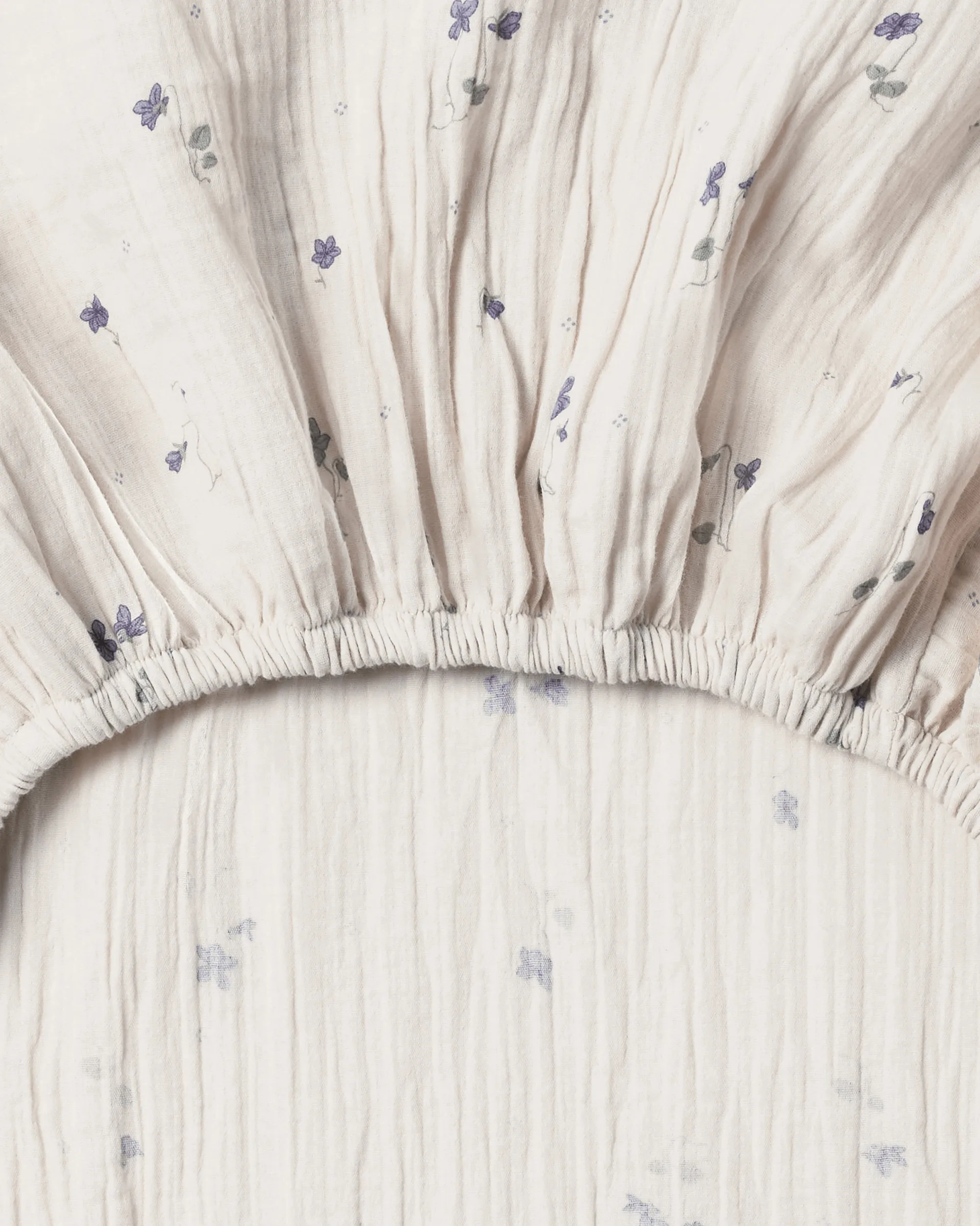 Viola Muslin Spannbettlaken, 160x200x30 cm Garbo&Friends