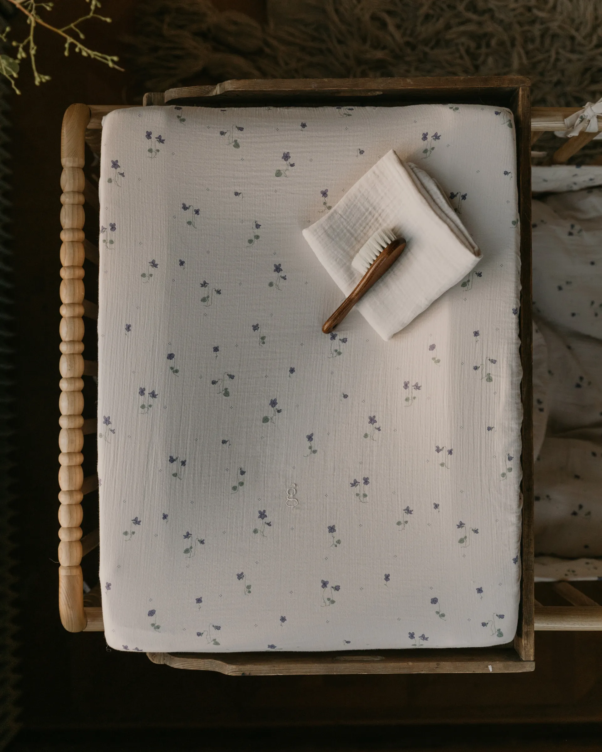 Viola Muslin Überzug für Wickelauflage, 50x70x15 cm Garbo&Friends