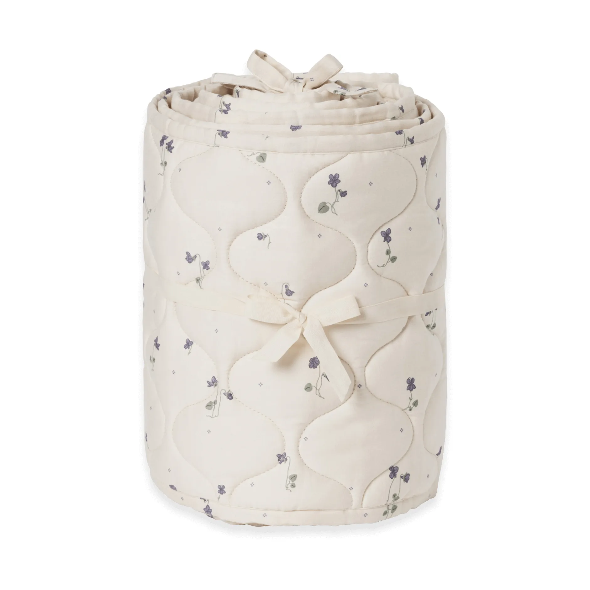 Viola Satin gesteppter Krippenrand, 30x360 cm Garbo&Friends