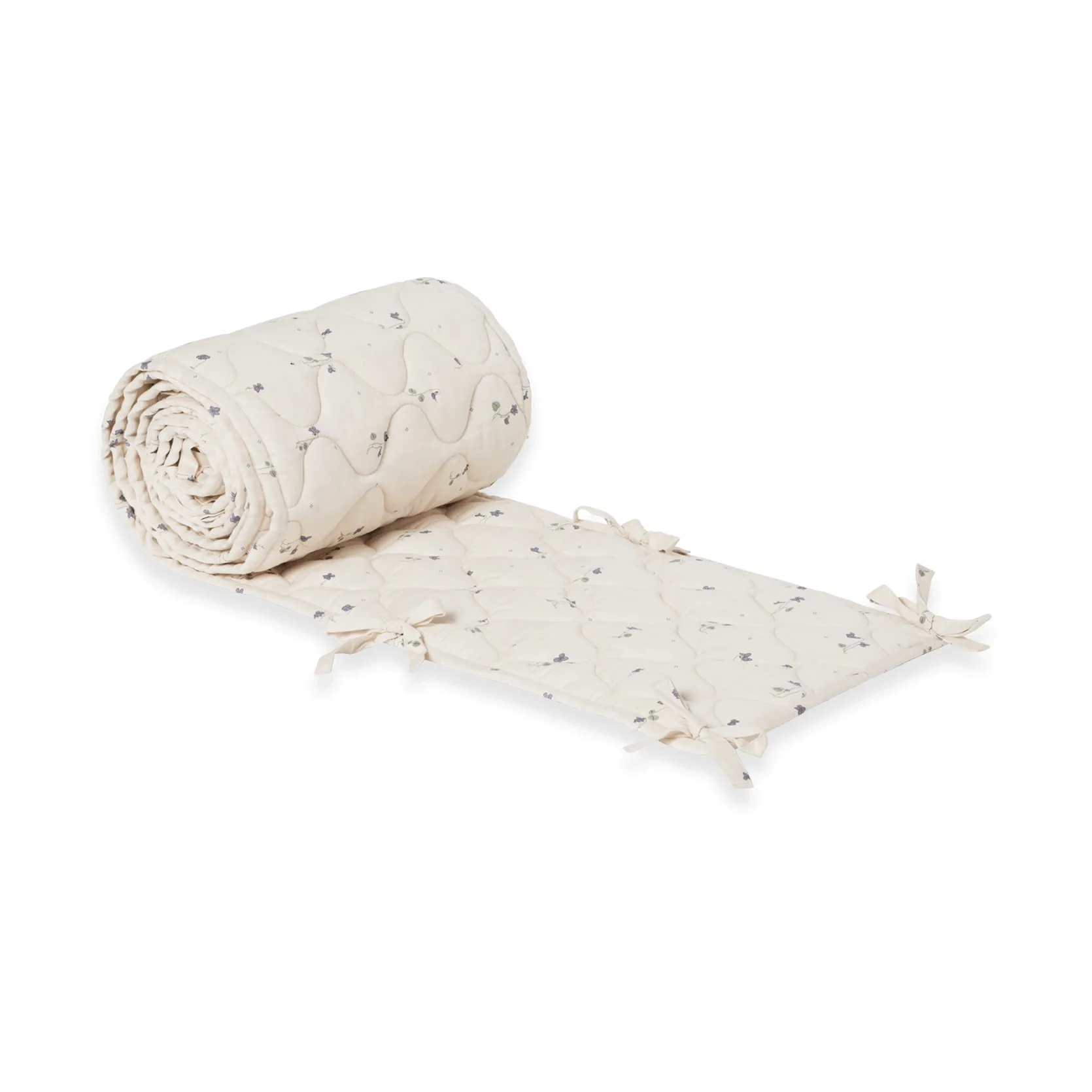 Viola Satin gesteppter Krippenrand, 30x360 cm Garbo&Friends