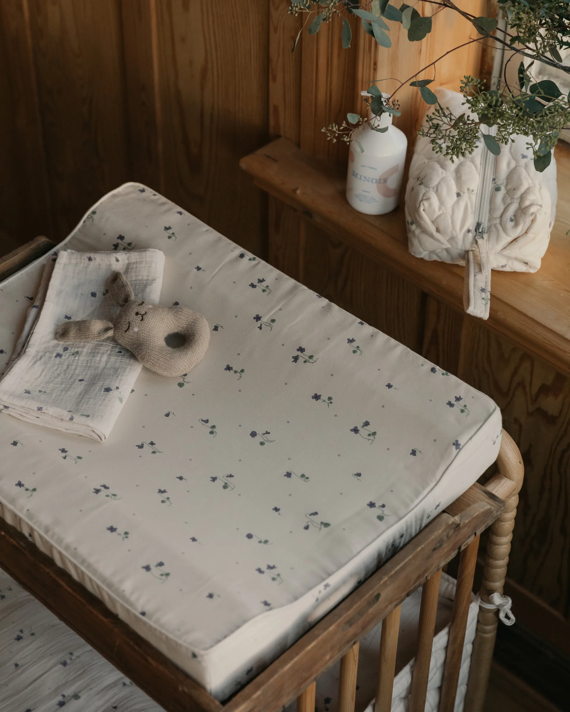 Viola Satin Wickelauflage, 50x65x9 cm Garbo&Friends