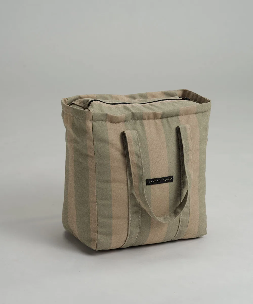 Garden Glory aufblasbare Sonnenliege, Eucalyptusgrün-beige, 85x168,5 cm Garden Glory