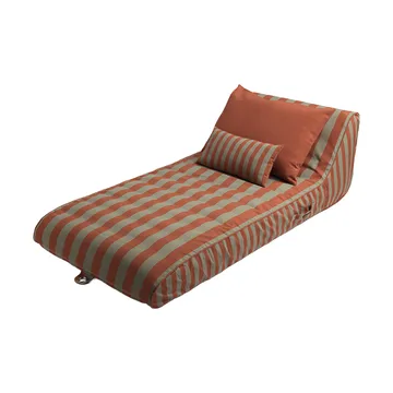 Garden Glory aufblasbare Sonnenliege - Eukalyptusgrün-Terrakotta, 85x168,5 cm - Garden Glory