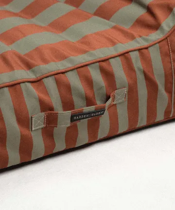 Garden Glory aufblasbare Sonnenliege - Eukalyptusgrün-Terrakotta, 85x168,5 cm - Garden Glory