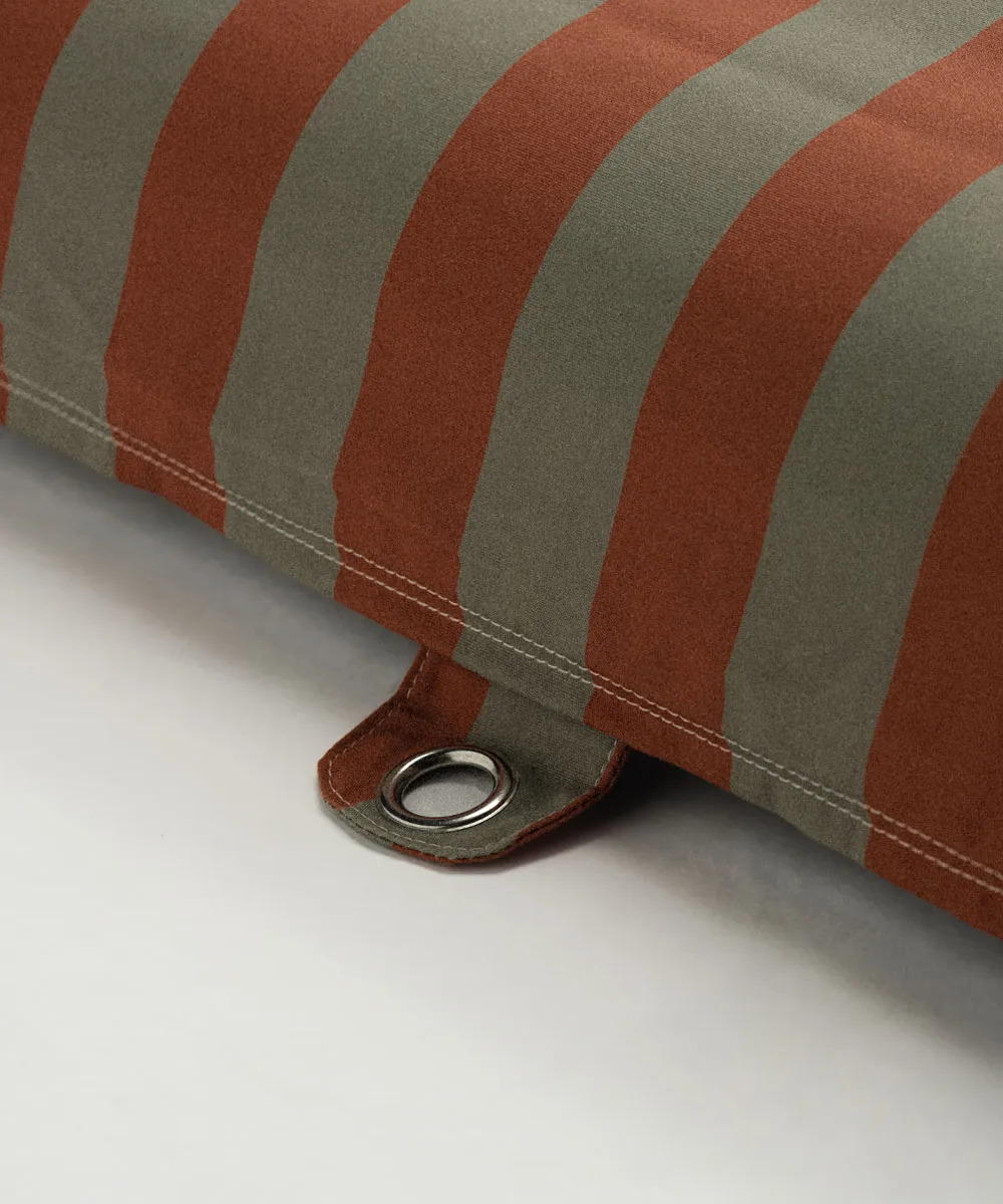 Garden Glory aufblasbare Sonnenliege, Eukalyptusgrün-Terrakotta, 85x168,5 cm Garden Glory