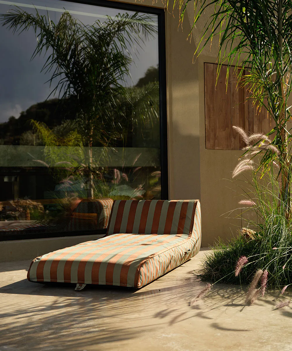 Garden Glory aufblasbare Sonnenliege, Eukalyptusgrün-Terrakotta, 85x168,5 cm Garden Glory