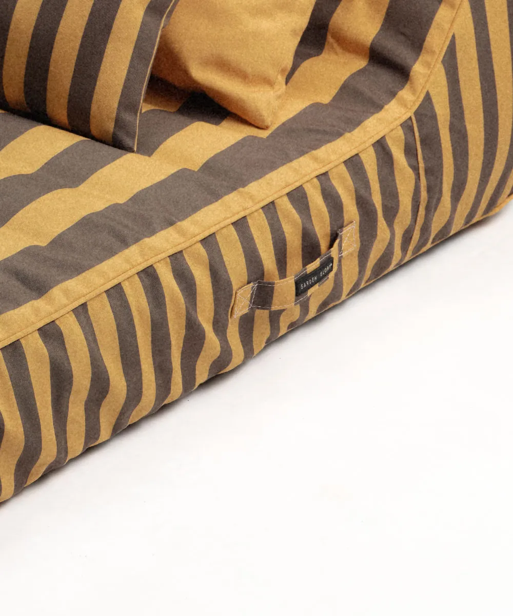 Garden Glory aufblasbare Sonnenliege, Safrangelb-braun, 85x168,5 cm Garden Glory