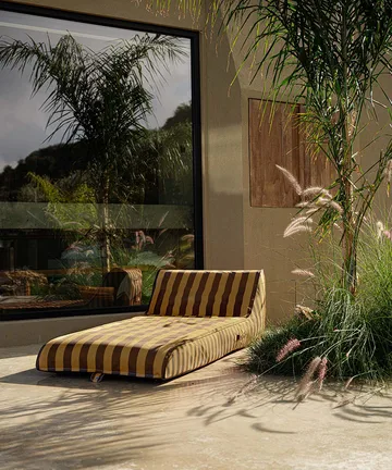 Garden Glory aufblasbare Sonnenliege - Safrangelb-braun, 85x168,5 cm - Garden Glory