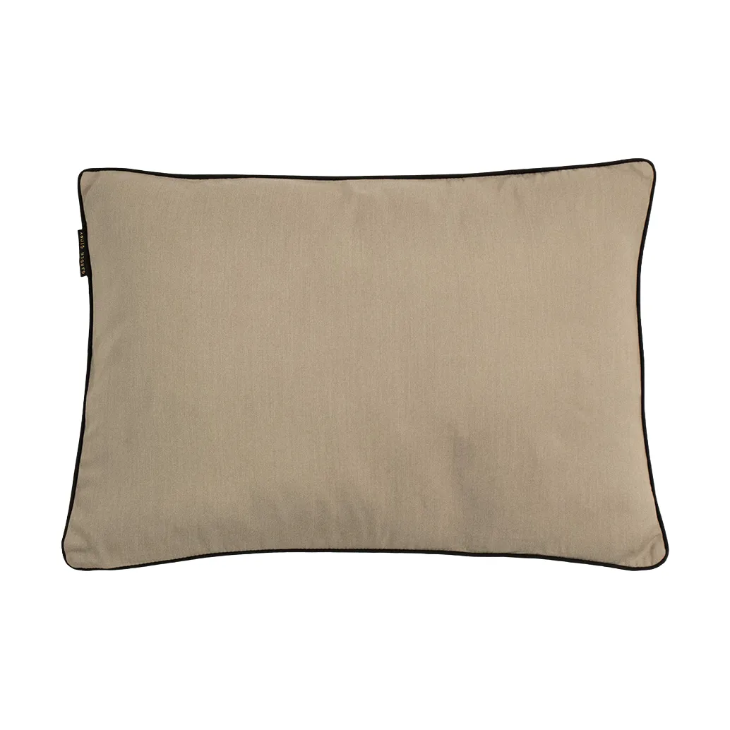 Garden Glory Kissen, Beige mit schwarzem Rand 50x70 cm Garden Glory
