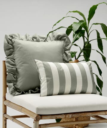 Garden Glory Outdoor Kissen mit Rüschen 45x45 cm - Grün - Garden Glory