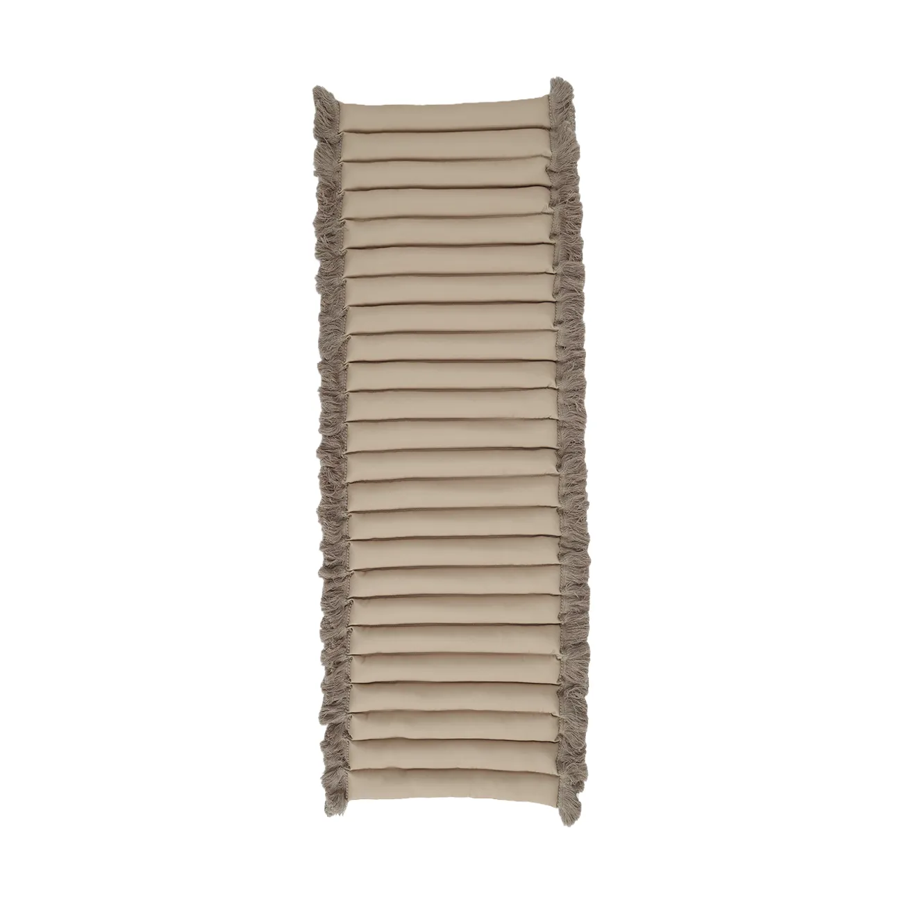 Garden Glory Sitzkissen mit Fransen, Beige, beigefarbene Fransen, 38x120 cm Garden Glory