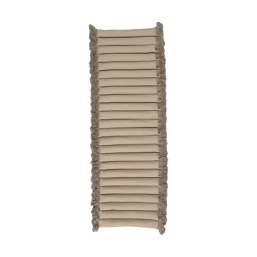 Garden Glory Sitzkissen mit Fransen - Beige, beigefarbene Fransen, 38x120 cm - Garden Glory