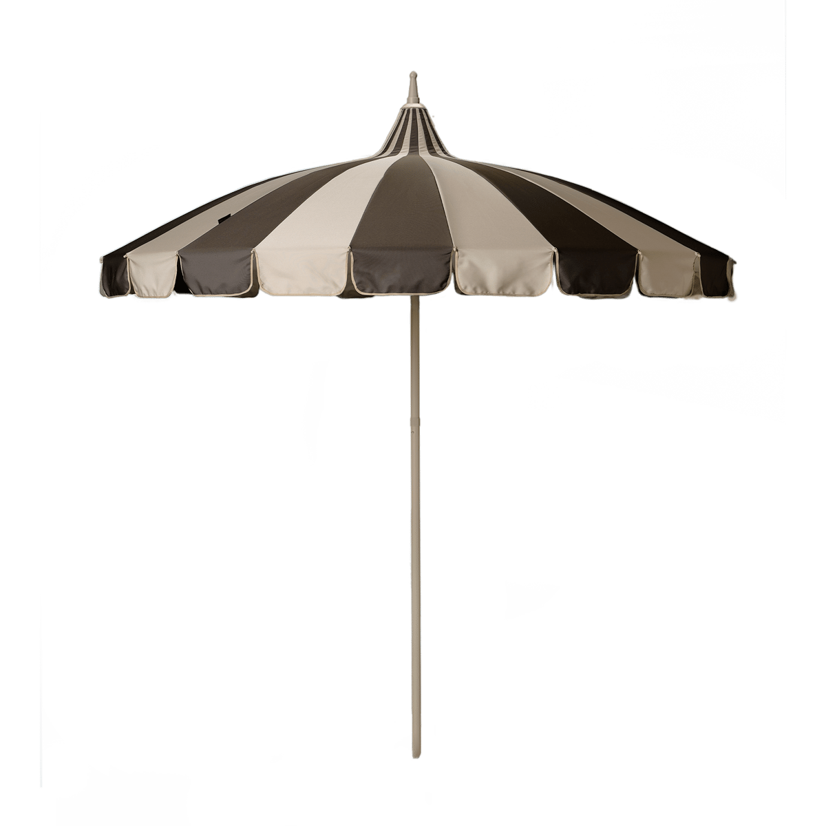 Garden Glory Garden Glory Sonnenschirm Beige-brown stripe