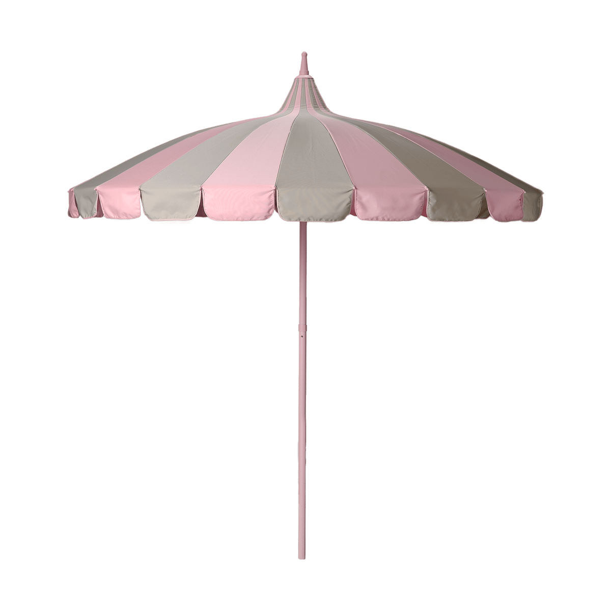 Garden Glory Garden Glory Sonnenschirm Pink-beige stripe