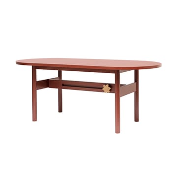 Ateljé Tisch - Eiche-Rot gebeizt-Drehgriff aus Eiche - Gärsnäs