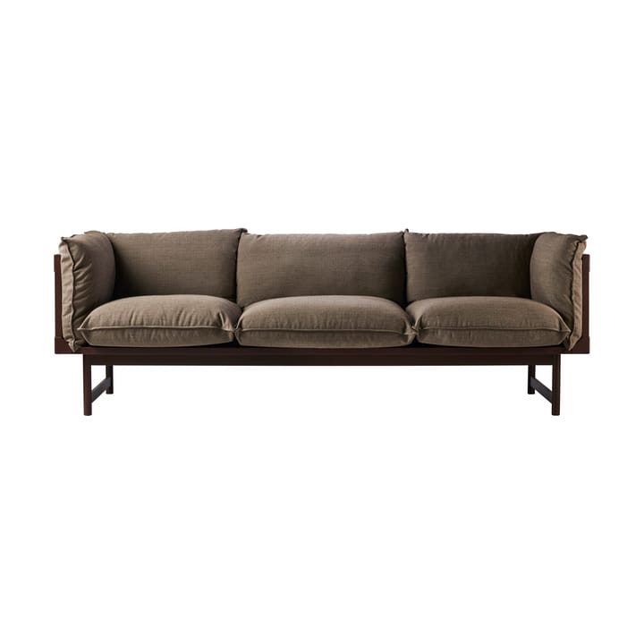 Bleck 3-Sitzer Sofa - Buche-dunkelbraun gebeizt-Foss 0272 - Gärsnäs