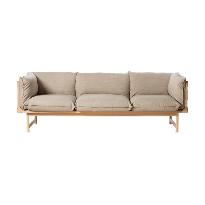 Bleck 3-Sitzer Sofa, Buche-white-Foss 0213 Gärsnäs