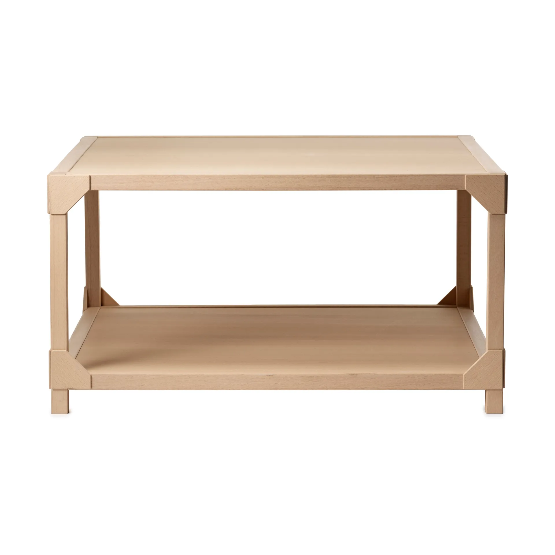 Bleck Couchtisch 75x75 cm Furnier, Buche-Natur Gärsnäs