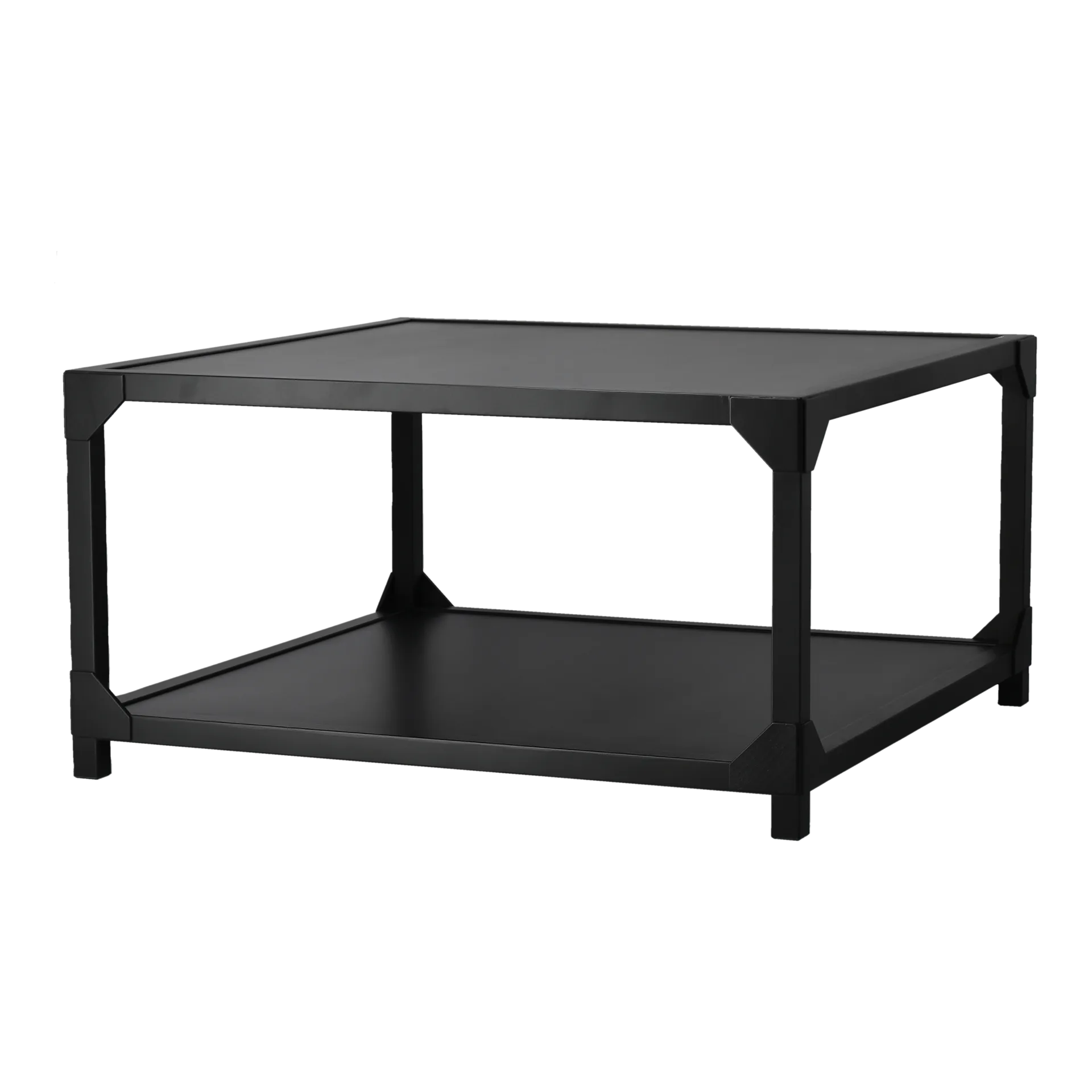 Bleck Couchtisch 75x75 cm Furnier, Buche-Schwarz gebeizt Gärsnäs