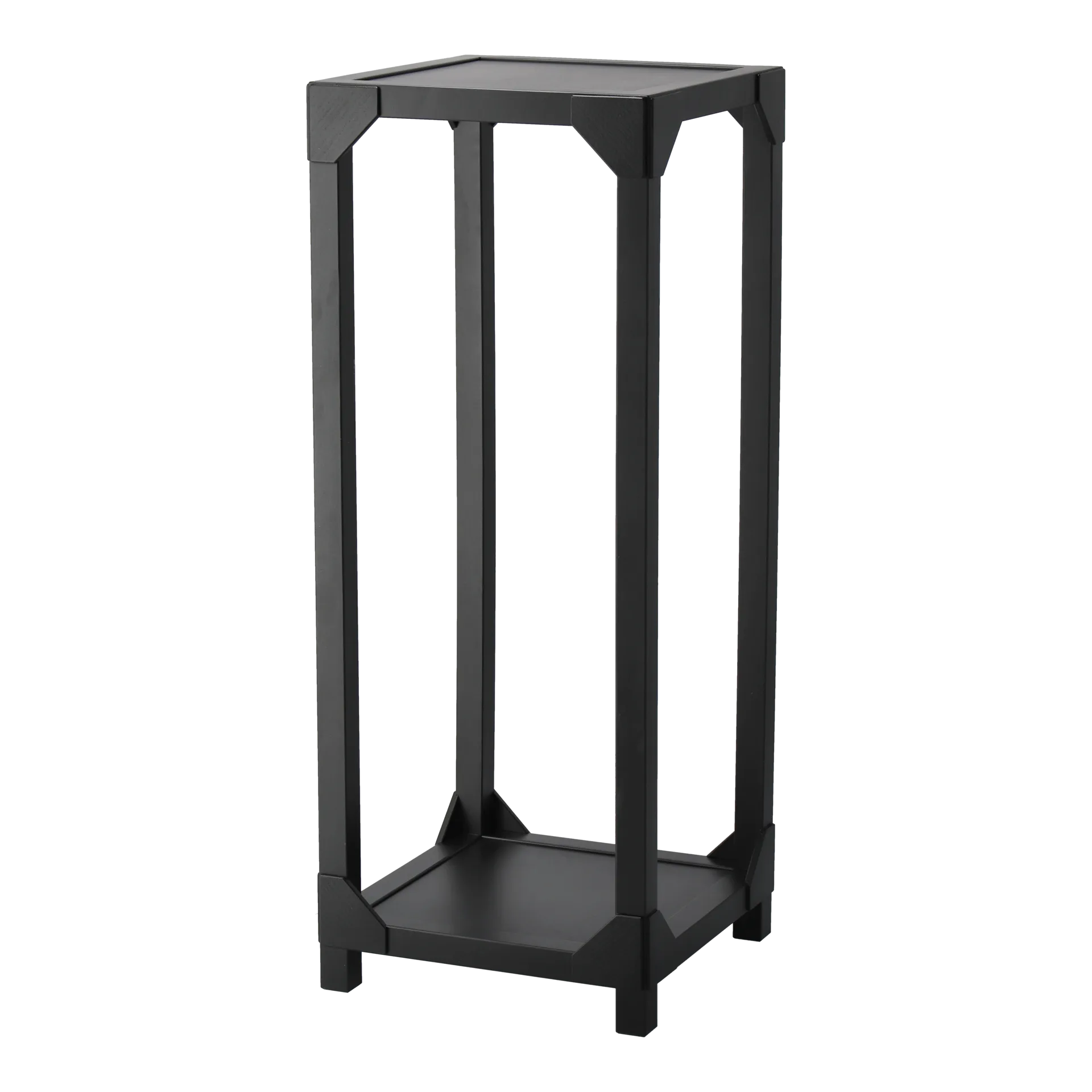 Bleck Piedestal Furnier, Buche-Schwarz gebeizt Gärsnäs