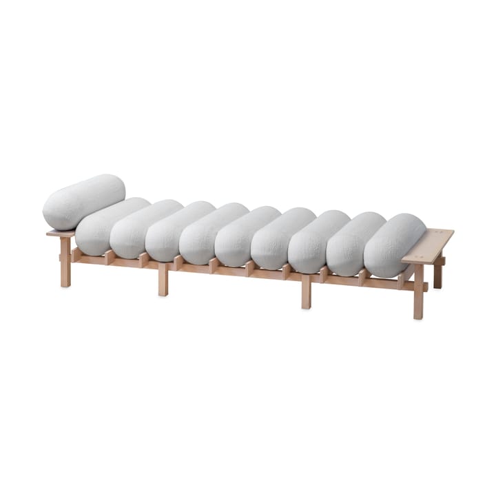 Dag Tagesbett, Buche-Barnum bouclé 01 Off white Gärsnäs