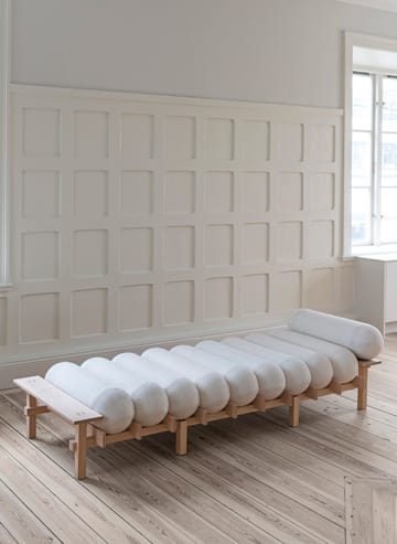 Dag Tagesbett - Buche-Barnum bouclé 01 Off white - Gärsnäs