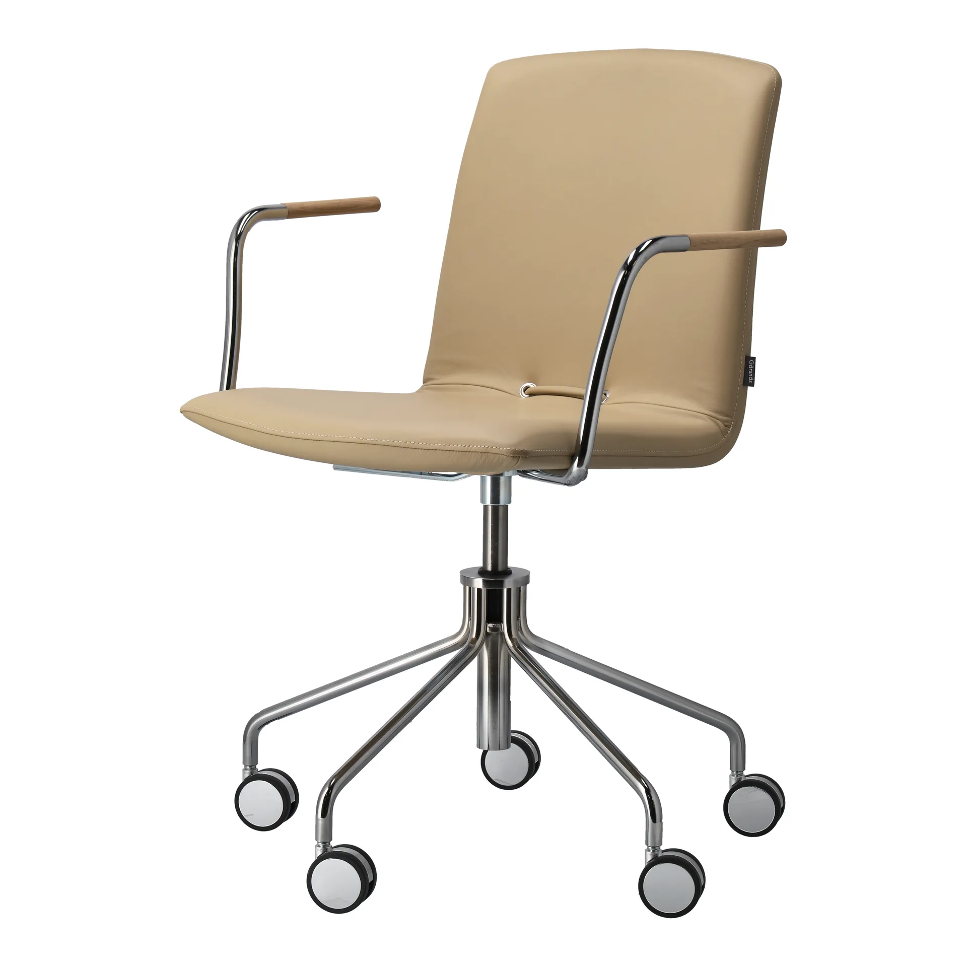 Day Schaukelstuhl Drehgestell Chrom, Eiche-natural-H&S-elmosoft 02119 Gärsnäs