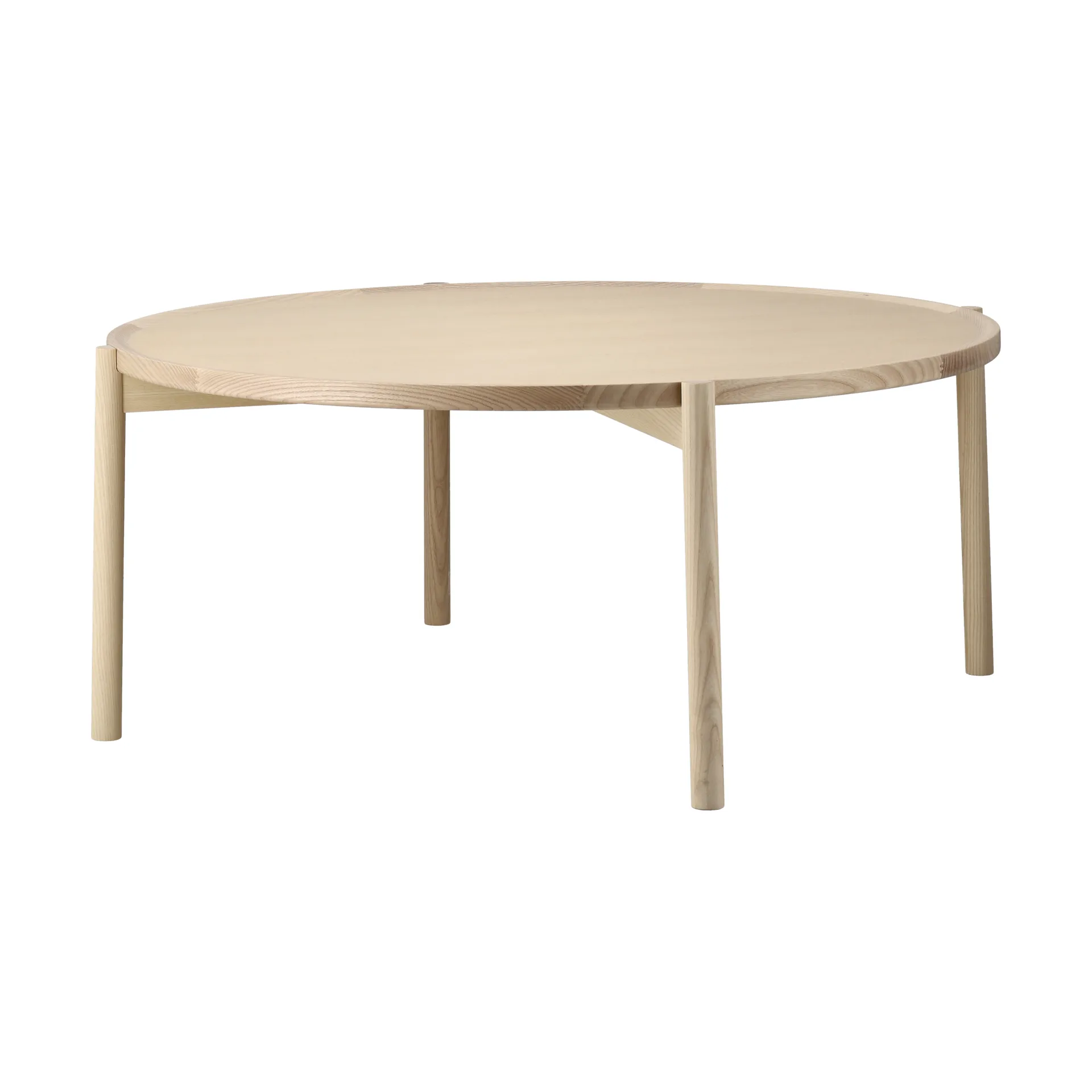 Elna Couchtisch, Esche-white-Ø90 cm Gärsnäs