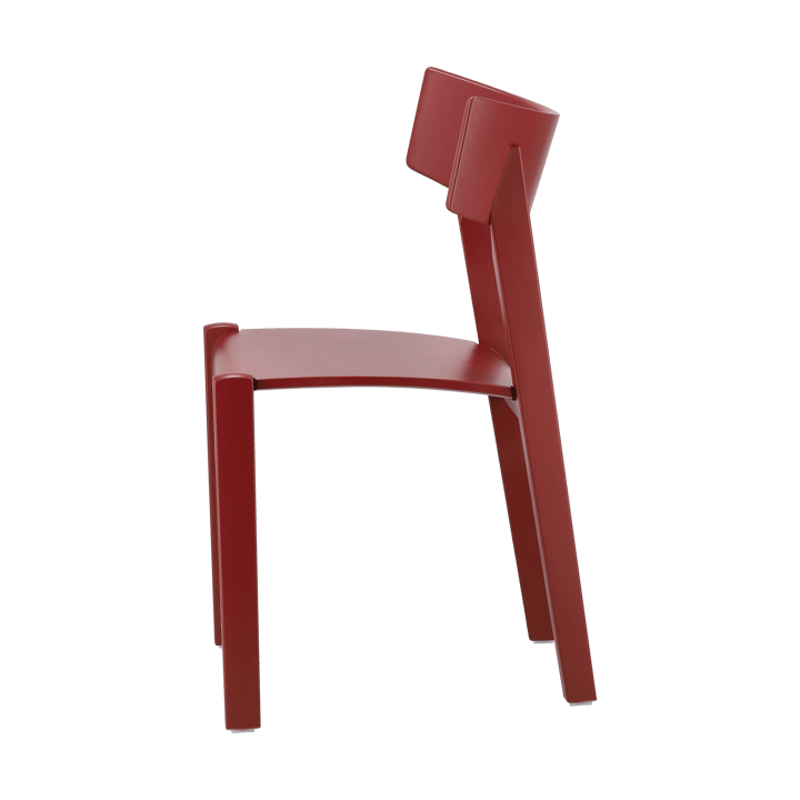 Tati Stuhl - Buchen furnierte Sitzfläche - rot gebezt - Gärsnäs