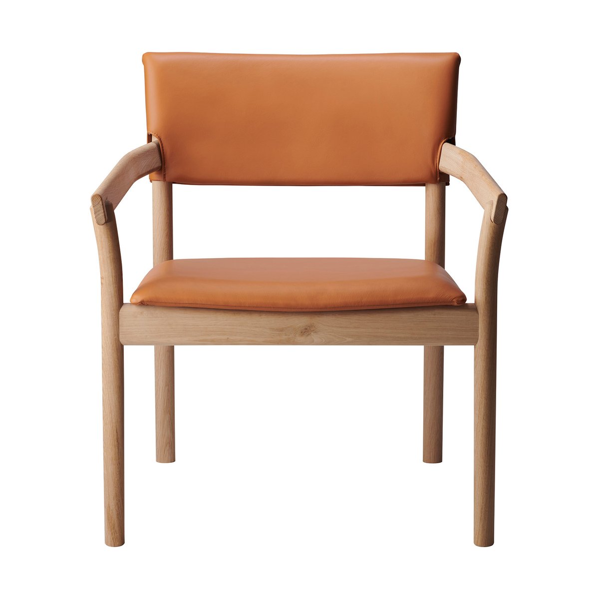 Gärsnäs Vyn Sessel mit gepolsteter Rückenlehne Monocoat natural-Elmosoft 43283