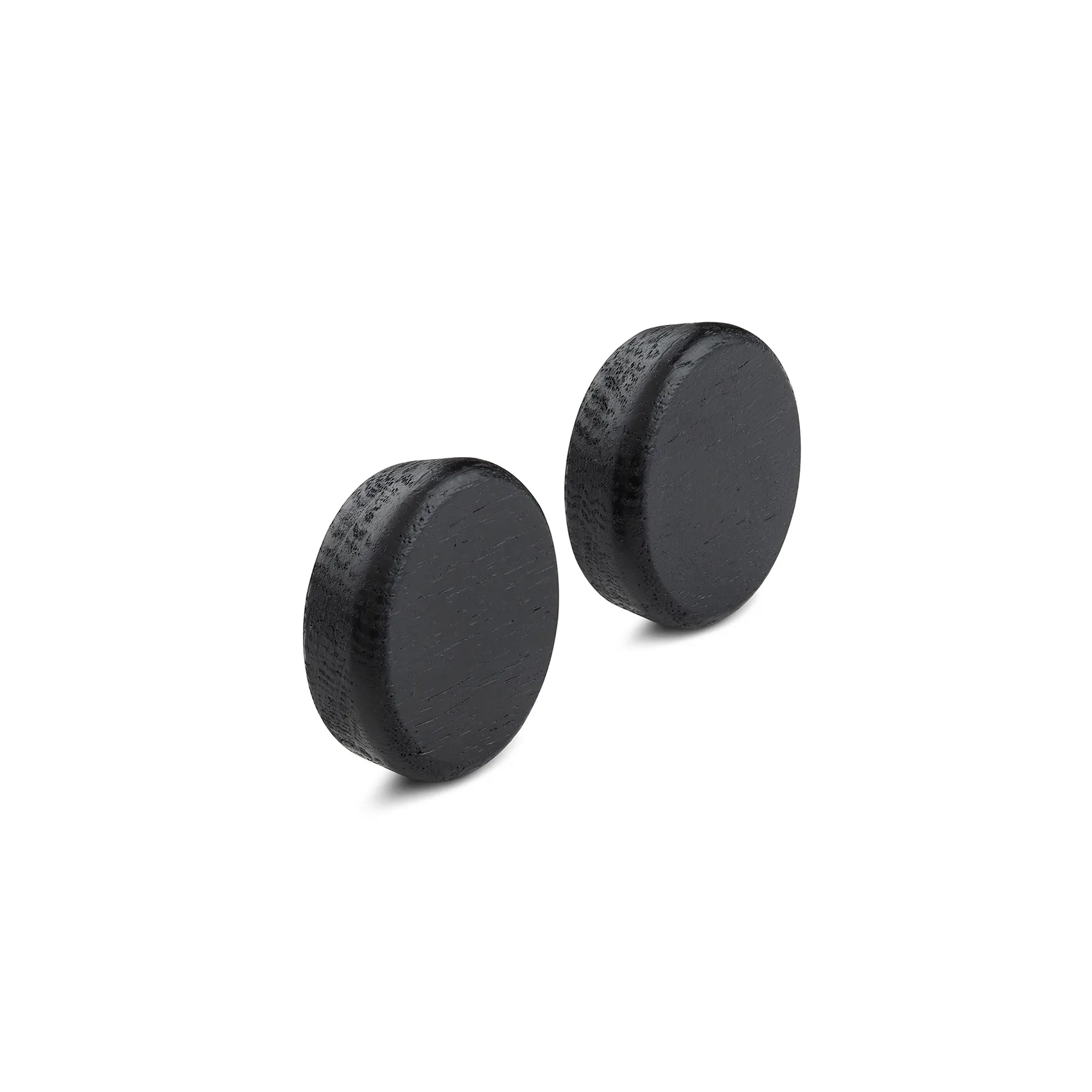 Flex Button Knöpfe für Magnetstreifen 2er-Pack, Schwarzgebeitzte Eiche Gejst