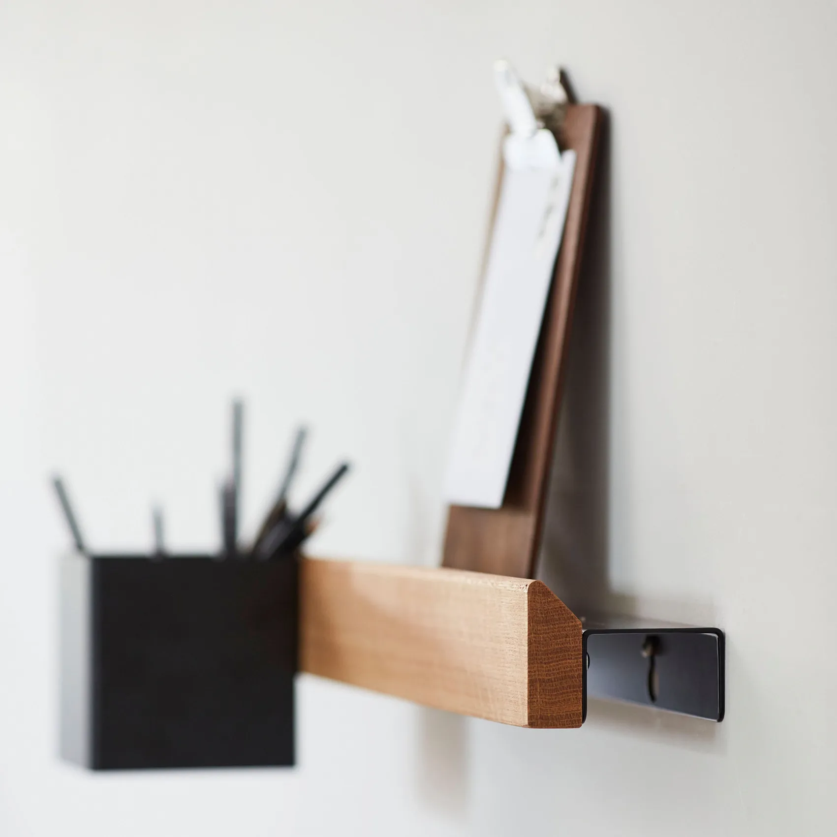 Flex Rail Magnetleiste 60cm, Eiche-schwarz Gejst