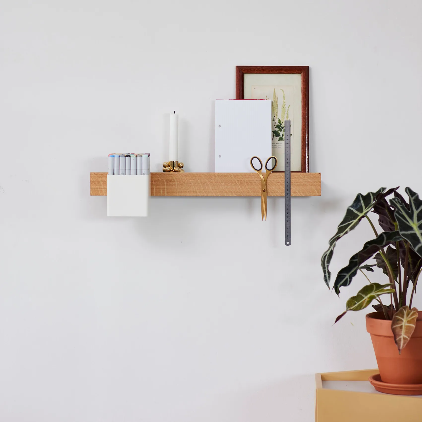 Flex Rail Magnetleiste 60cm, Eiche-weiß Gejst