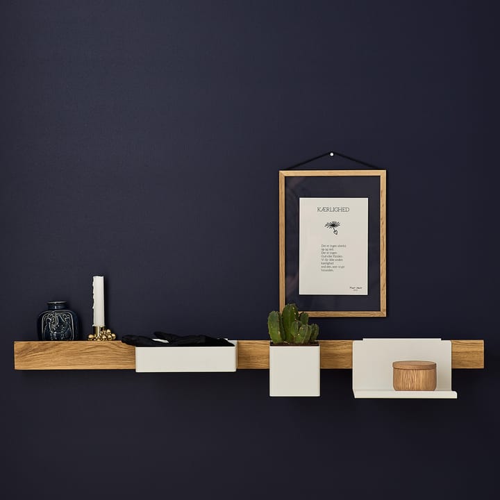 Flex Shelf Regal 21cm, Weiß Gejst