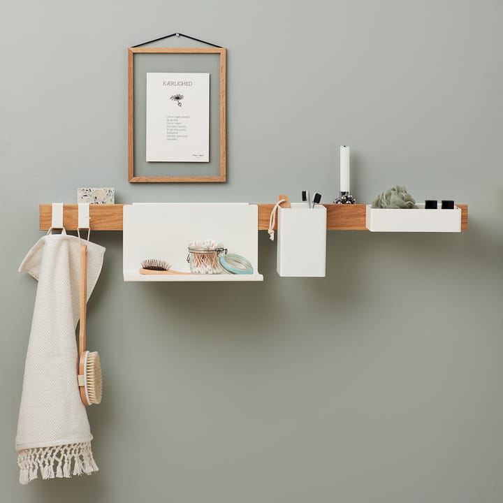 Flex Shelf Regal 21cm, Weiß Gejst