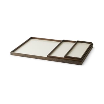 Frame Tablett large 35,5 x 50,6cm - Eiche geraucht-beige - Gejst
