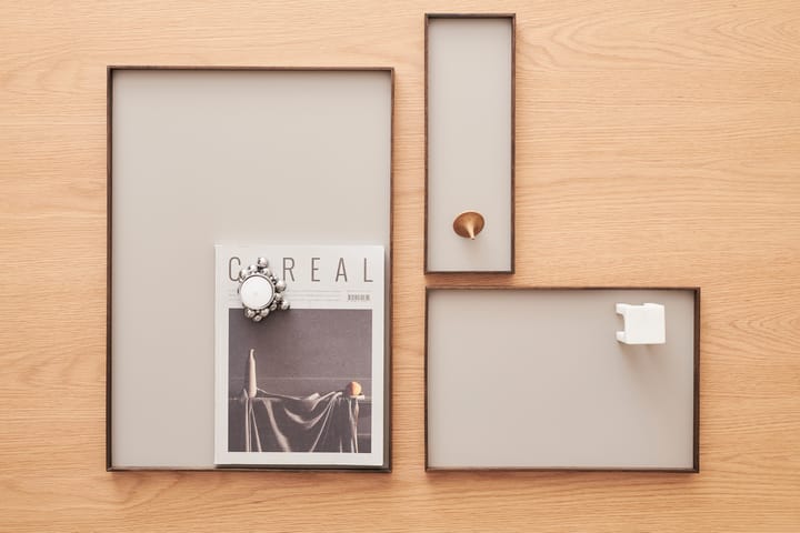 Frame Tablett large 35,5 x 50,6cm, Eiche geraucht-grau Gejst