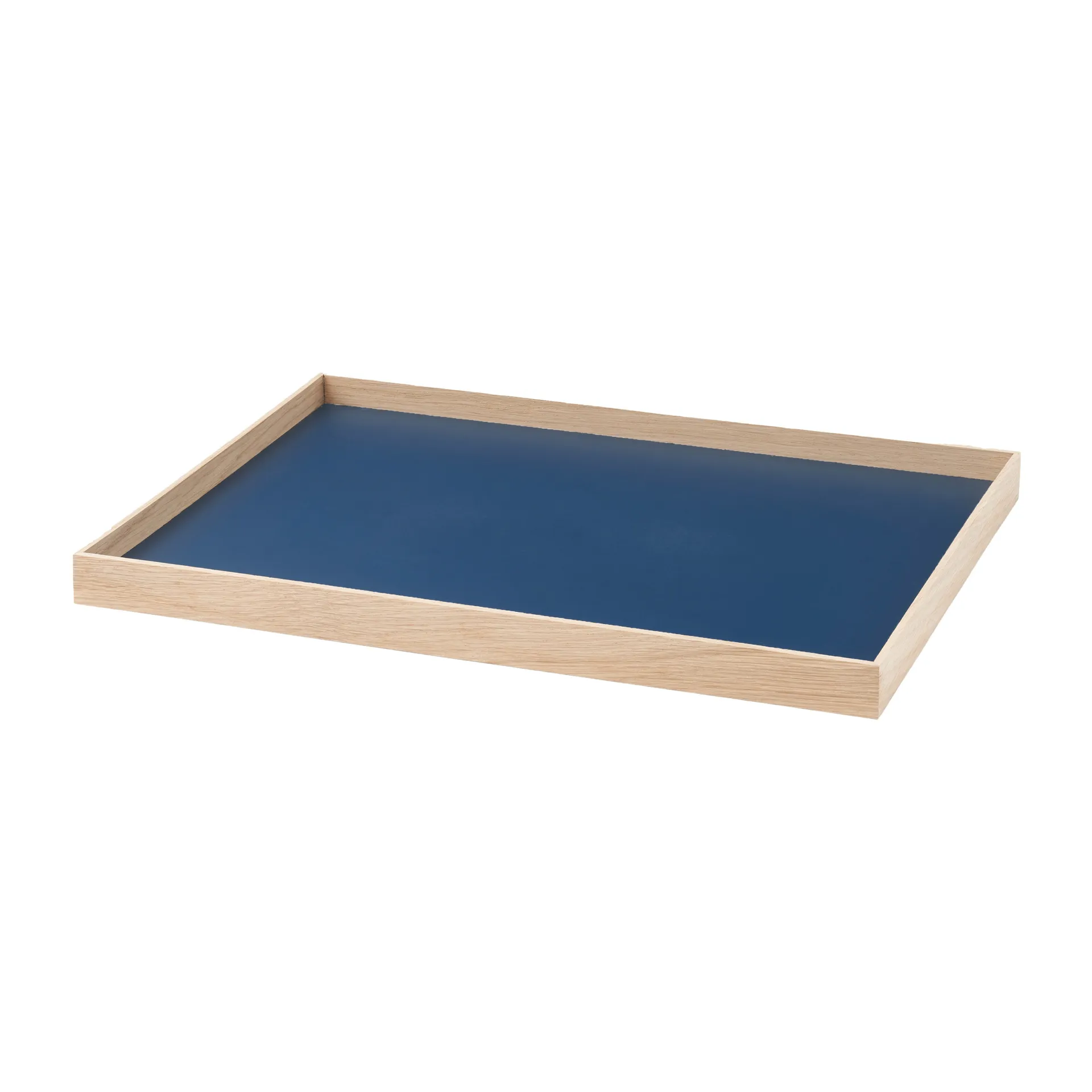 Frame Tablett medium 23 x 34cm, Eiche-blau Gejst