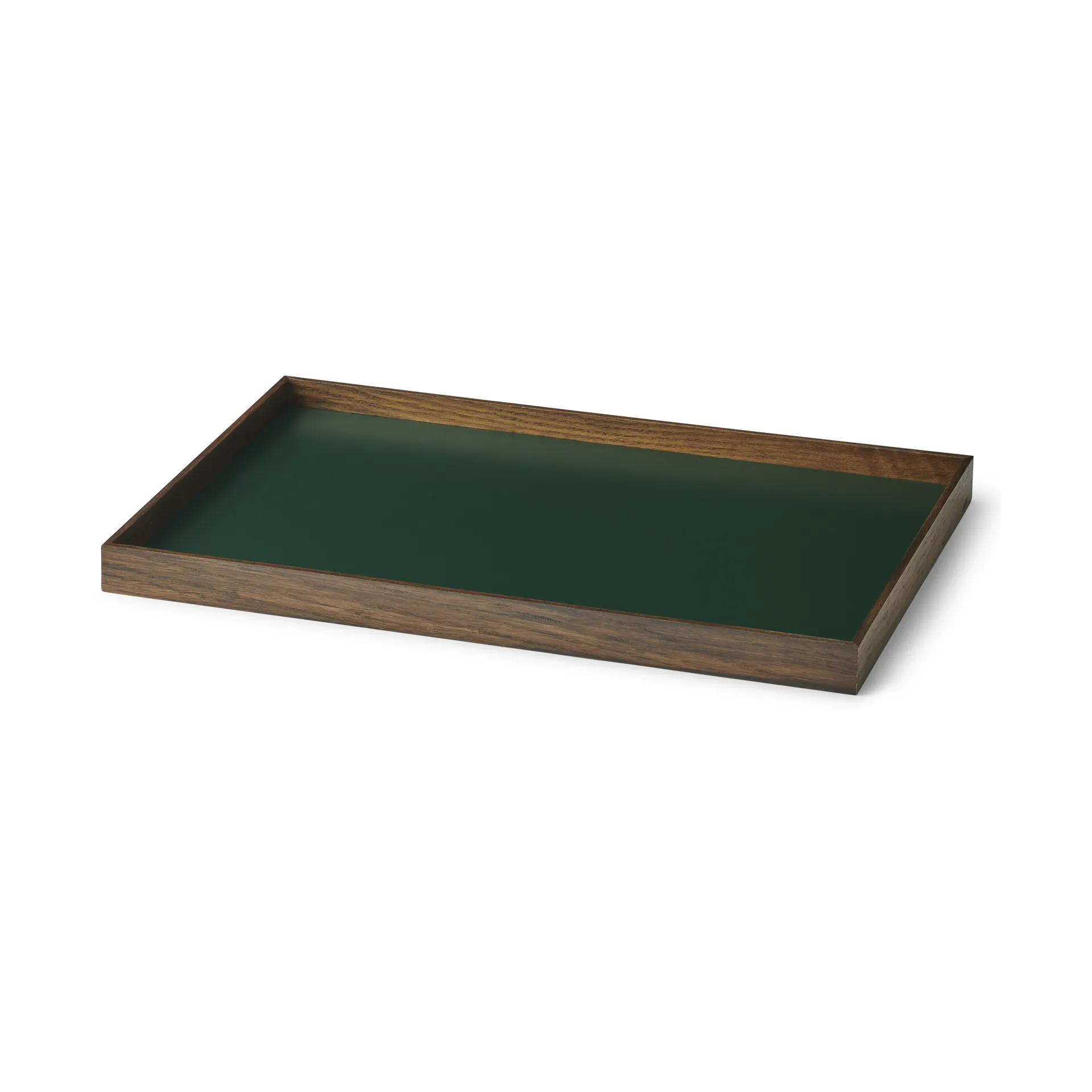 Frame Tablett medium 23 x 34cm, Eiche geraucht-grün Gejst
