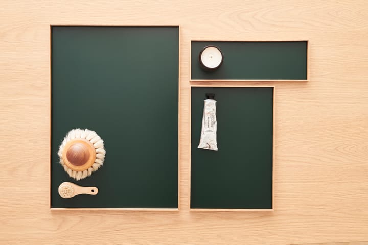 Frame Tablett medium 23,2 x 34cm - Eiche-grün - Gejst