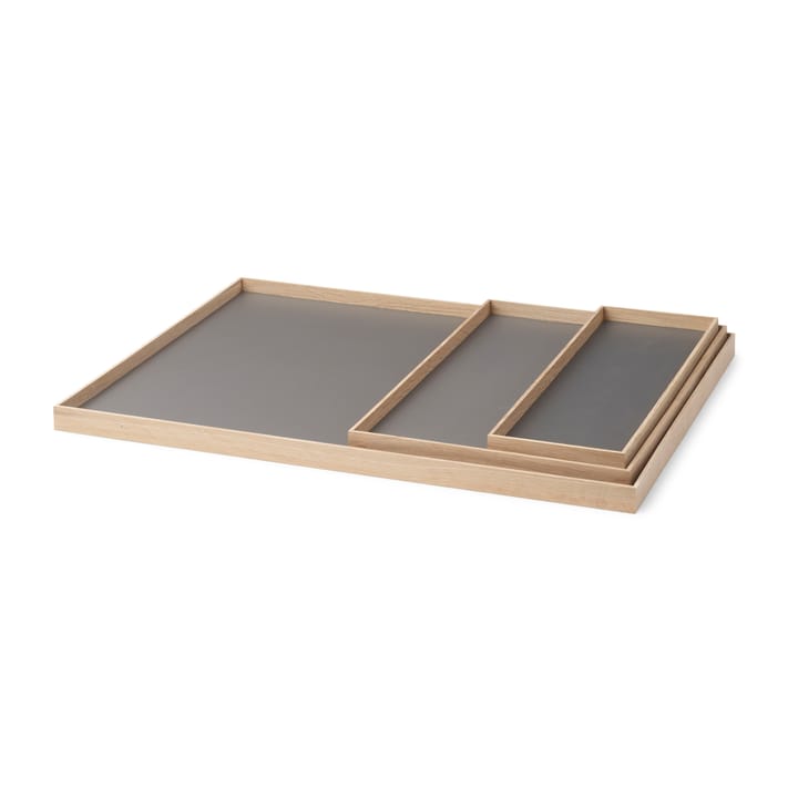 Frame Tablett medium 23,2 x 34cm - Eiche-hellgrau - Gejst