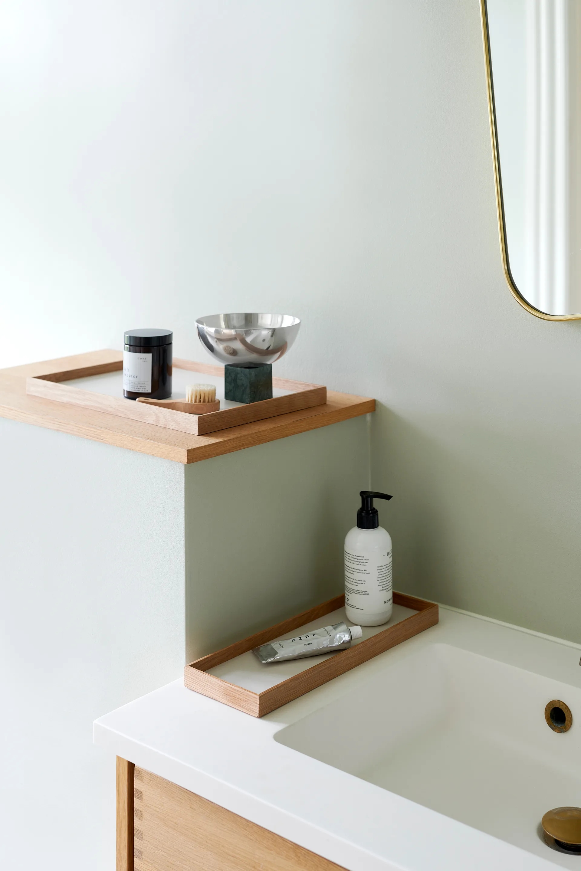 Frame Tablett small 11x32,4cm, Eiche-beige Gejst