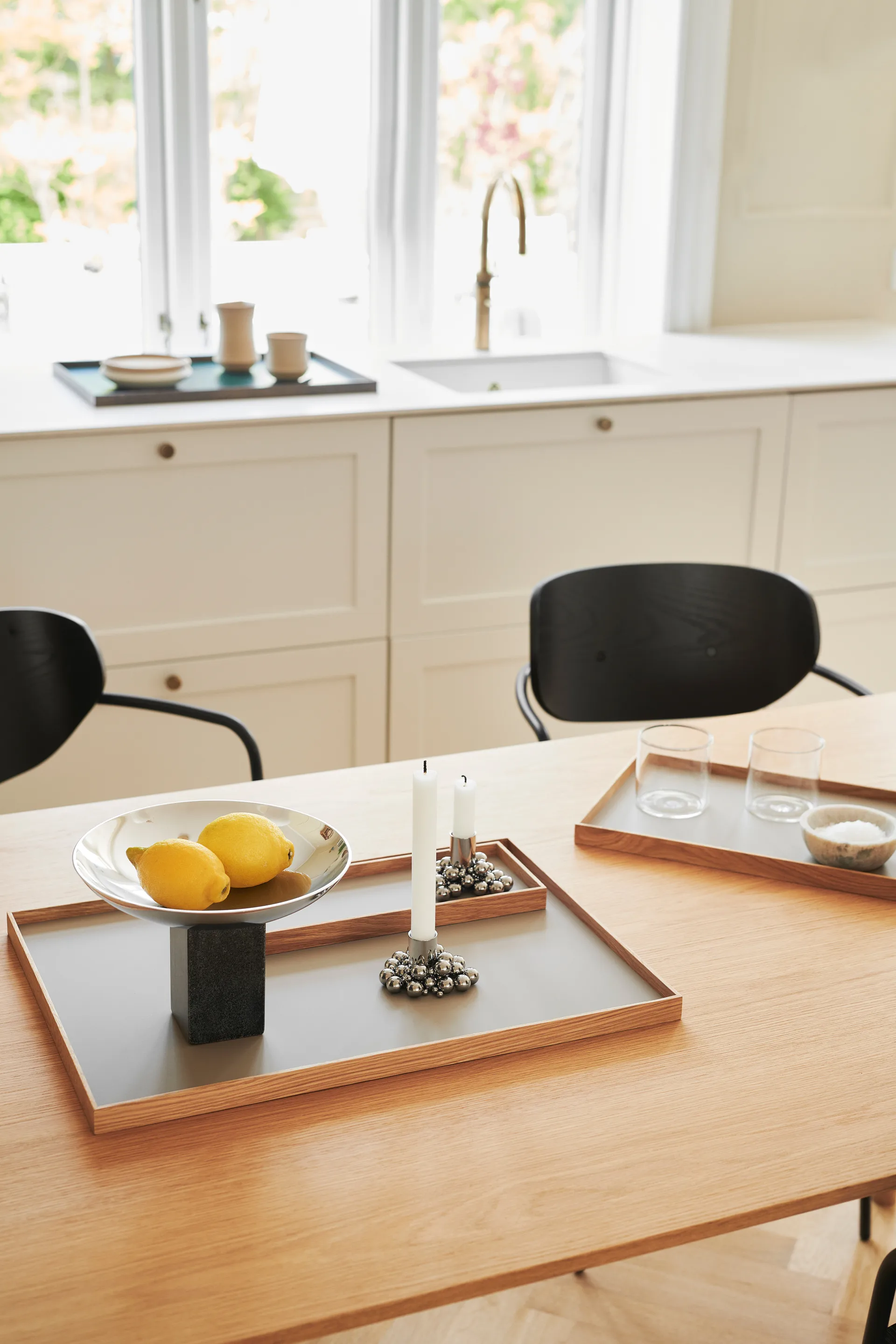 Frame Tablett small 11x32,4cm, Eiche-beige Gejst